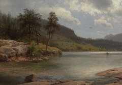 Inlet on Lake George near Fourteen Mile Island by Hermann Ottomar Herzog