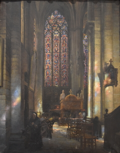 Intérieur de la cathédrale Saint-Nazaire by Henri Pringuet