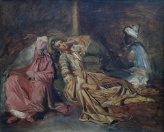 Interior of a Harem by Théodore Chassériau