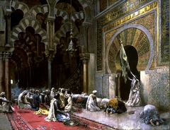 Interior of a Mosque at Cordova by Edwin Lord Weeks