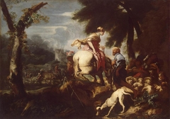 Isaac Meeting Rebecca by Giovanni Benedetto Castiglione