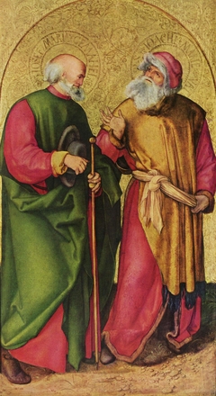 Jabach-Altar: Hll. Joseph und Joachim by Albrecht Dürer