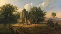 Javanese Temple in Ruins by Raden Saleh