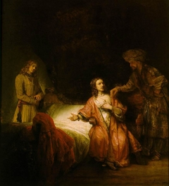 Joseph accused by Potiphar's wife by Rembrandt