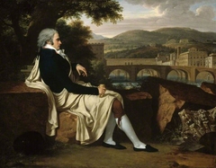 Joseph Allen Smith Contemplating Florence Across the Arno by François-Xavier Fabre