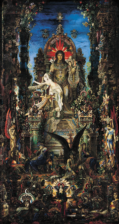 Jupiter and Semele by Gustave Moreau