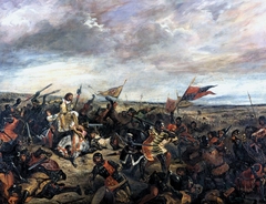 (King John at the) Battle of Poitiers by Eugène Delacroix