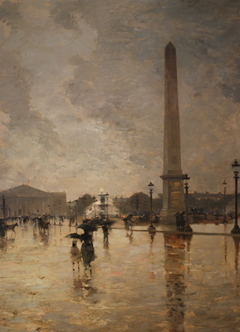 L'Averse (Place de la Concorde) by Alfred Smith