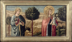 La Bienheureuse Fina de' Ciardi et sainte Madeleine by Benozzo Gozzoli