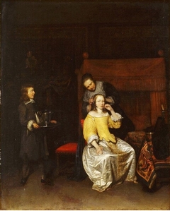 Lady at her Toilet by Gerard ter Borch