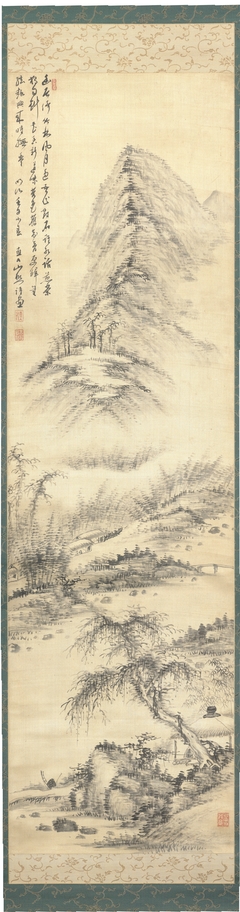 Landscape by Tanomura Chokunyū