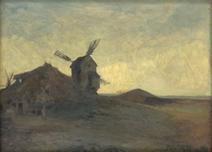 Landscape with a Windmill by Alois Kalvoda