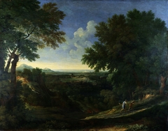 Landscape with Abraham and Isaac by Gaspard Dughet