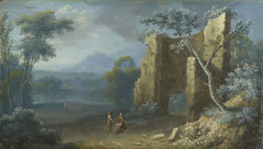 Landscape with Ruins by Flemish School