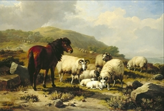 Landscape with Sheep by Eugène Verboeckhoven