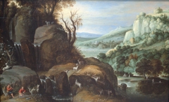 Landscape with Shepherds by Paul Brill