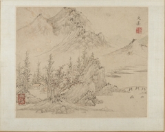 Landscapes (Shanshui huace 山水畫冊) by Wen Jia