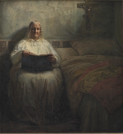 Leonora Christina in the Maribo Monastery by Kristian Zahrtmann