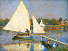 Les canotiers à Argenteuil by Claude Monet