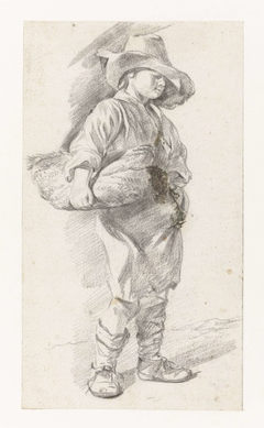 Little Boy with Basket by Gerrit Adriaensz. Berckheyde