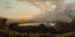 London from Greenwich by William Westall