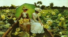 Lotus Lilies by Charles Courtney Curran