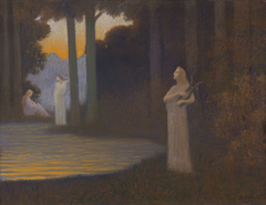 Lyricism in the Forest by Alphonse Osbert