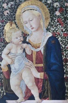 Madonna and Child before a Rose Hedge by Pseudo-Pier Francesco Fiorentino