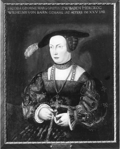 Maria Jakobäa, Gemahlin Herzog Wilhelms IV. von Bayern by Peter Gertner