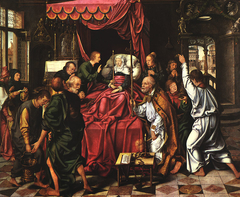 Marientod Altar: The Death of Mary by Joos van Cleve