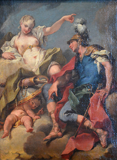 Mars and Venus by Giambattista Pittoni