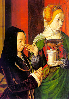 Mary Magdalene with a donor by Jean Hey