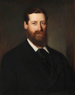 Montagu William Lowry-Corry, Baron Rowton (1838-1903) by Heinrich von Angeli