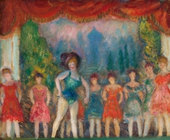 Music Hall Turn by William James Glackens