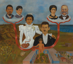 My Grandparents, My Parents, and Me by Frida Kahlo