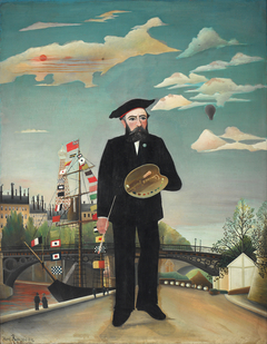 Myself: Portrait – Landscape by Henri Rousseau