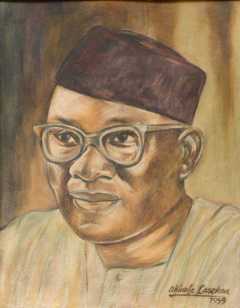 Nnamdi Azikiwe by Akinola Lasekan