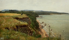 Off the coast of the Gulf of Finland (Udrias near Narva). Study by Ivan Shishkin