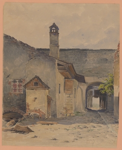 Old Yard by Friedrich Carl von Scheidlin