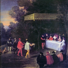 Outdoor Banquet for Henry IV of France and His Family by Anonymous