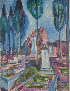 P.A. Munch's Grave in Rome by Edvard Munch