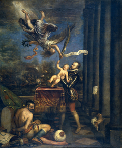 Philip II offering the Infante don Fernando to the Heavens by Titian