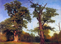 Pioneers of the Woods by Albert Bierstadt