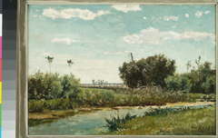 Polderlandschap. by Paul Joseph Constantin Gabriël