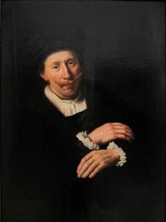 Portrait d'homme apparaissant à une fenêtre by Salomon Koninck