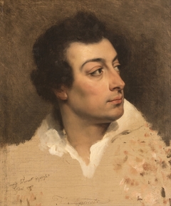 Portrait de Filippo Agricola by Horace Vernet