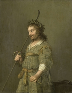 Portrait of a man dressed as a shepherd by Hendrik Gerritsz Pot