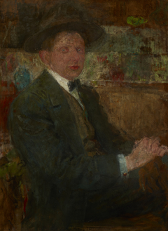 Portrait of a Man in a Hat by Olga Boznańska