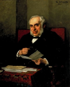 Portrait of Abraham Carel Wertheim by Thérèse Schwartze