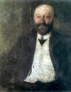 Portrait of Adam Nowina-Boznański, the artist's father by Olga Boznańska